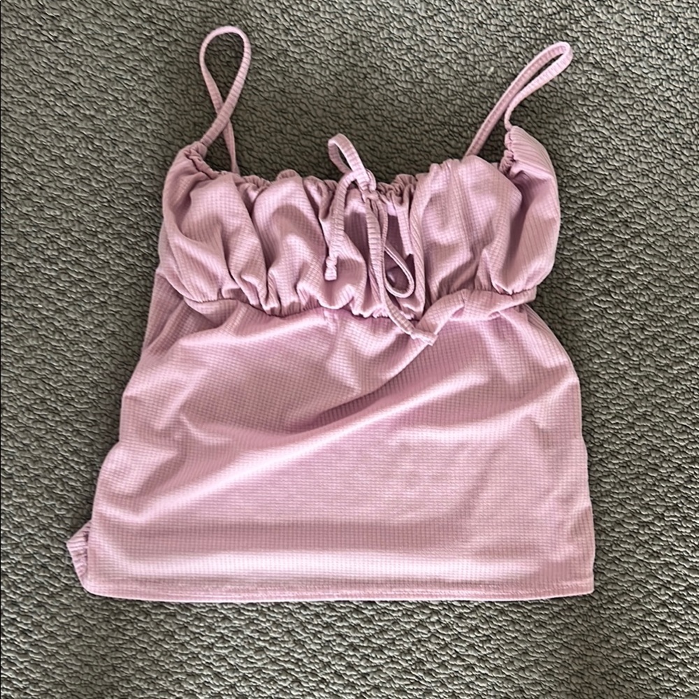 Pink Sleeveless Girl’s lilac Top